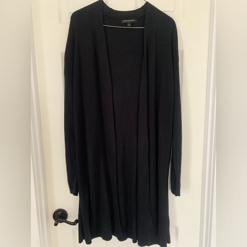 Banana Republic open face long cardigan